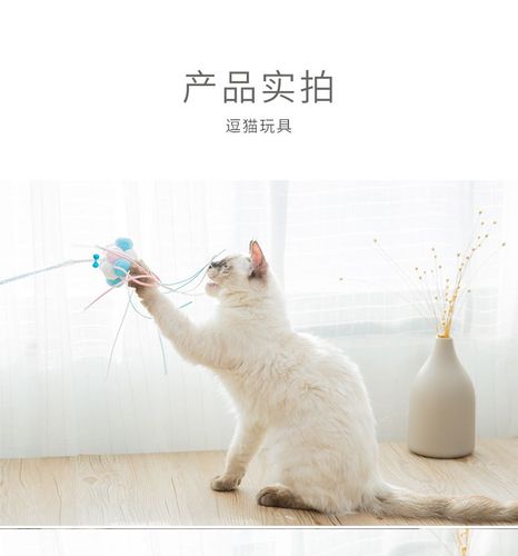 当前热销猫咪逗猫棒仙女羽毛自嗨磨牙球玩具