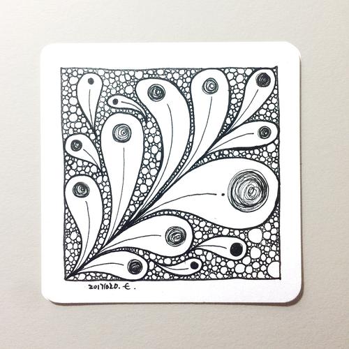 【画100张禅绕画】前50张合集