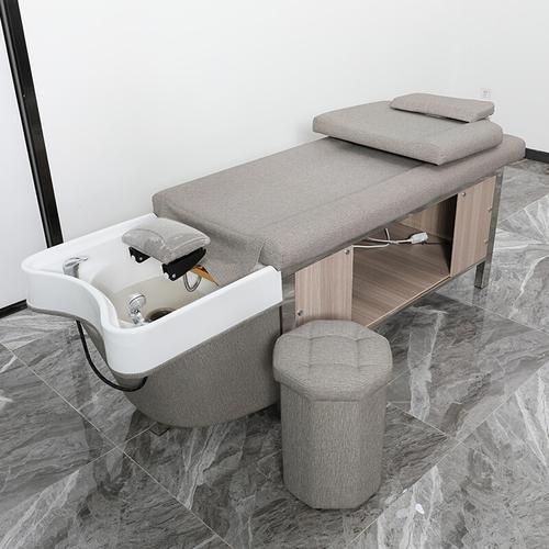 洗头床美发店泰式按摩头疗美发洗头床头道汤水循环熏蒸采耳床理发店