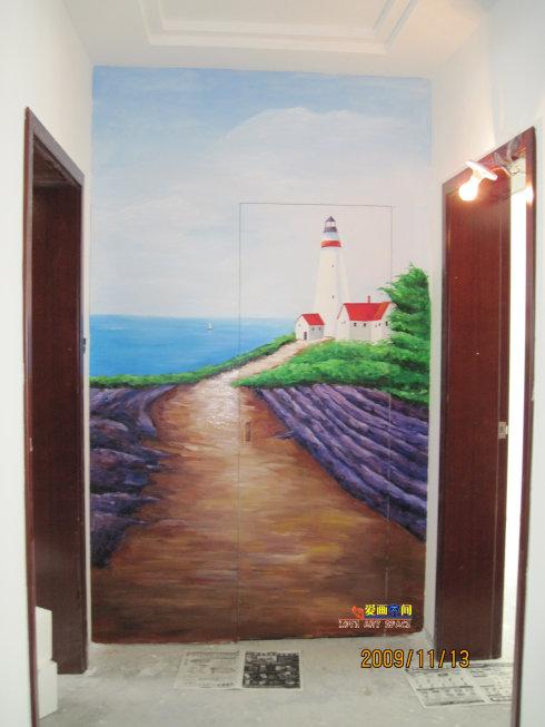 平顶山墙绘,爱画空间之阳光花园作品 标签 