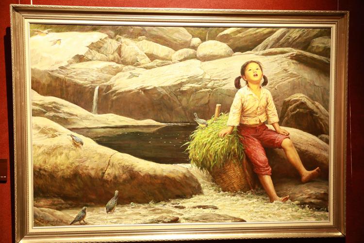李自健美术馆画展
