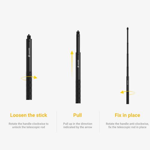 insta360 one x / one r accessories invisible selfie stick for