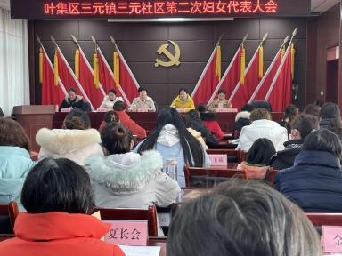 巾帼换新颜奋斗新征程叶集区村社区妇联圆满完成换届