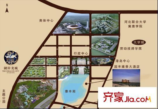 湖岸新城交通区位图