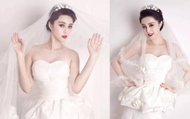 范冰冰婚纱照曝光,范爷承认婚期