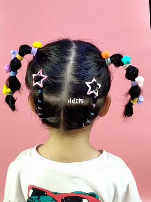 马尾辫是有点偏灯笼辫_双马尾_灯笼_短发_马尾_编发_儿童日常编发