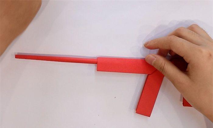 98k狙击枪折纸教程