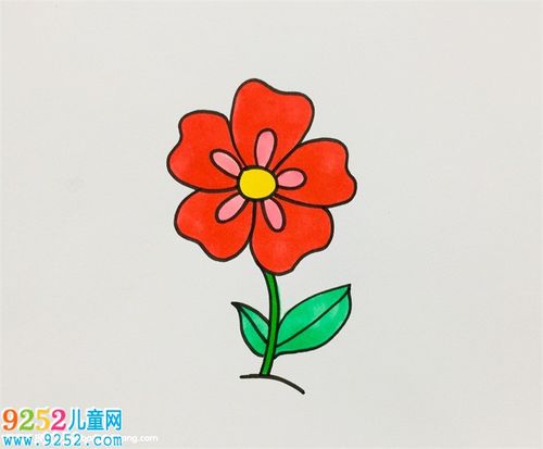 花朵简笔画