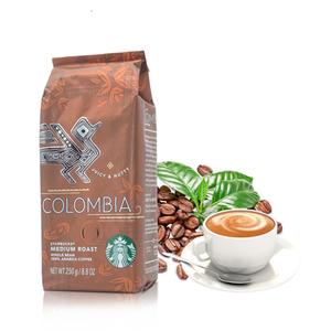 原装进口正品colombia哥伦比亚星巴克咖啡豆 可现磨咖啡粉250g