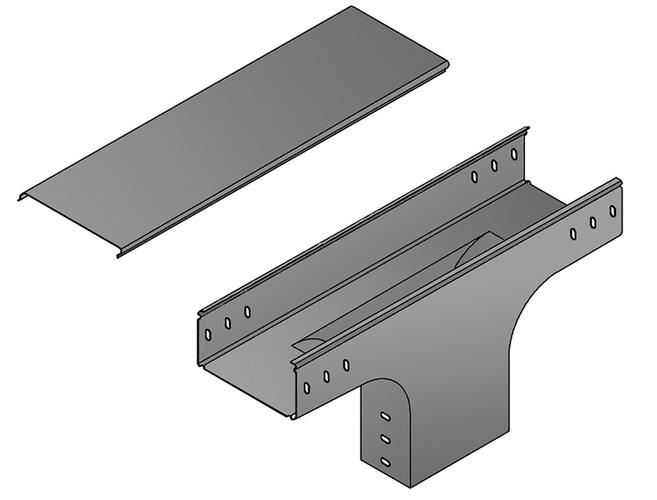 槽式上边垂直三通