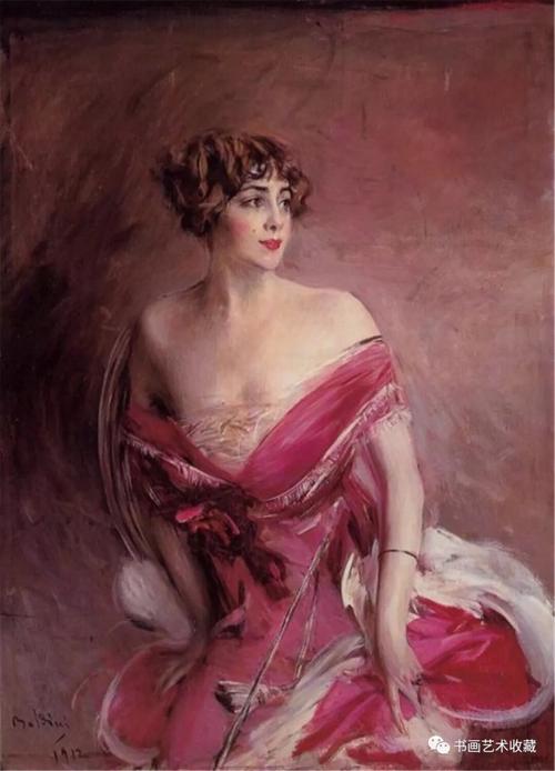 油画美女