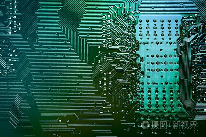 电路板电子计算机硬件技术主板数字芯片科技科学背景综合的通信处理器