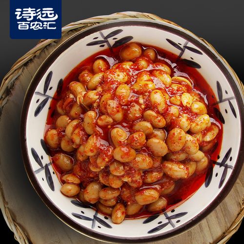 湖南特产腊八豆香辣农家手工自制霉豆粒黄豆豆瓣酱豆鼓下饭开胃菜