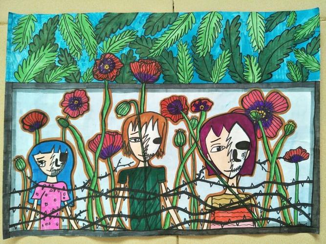 云龙中心小学"童心画禁毒"优秀作品