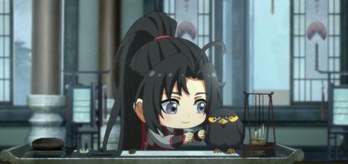 《魔道祖师》q版上线,聂导考试魏婴纸条助力,忘羡夫夫高甜过招