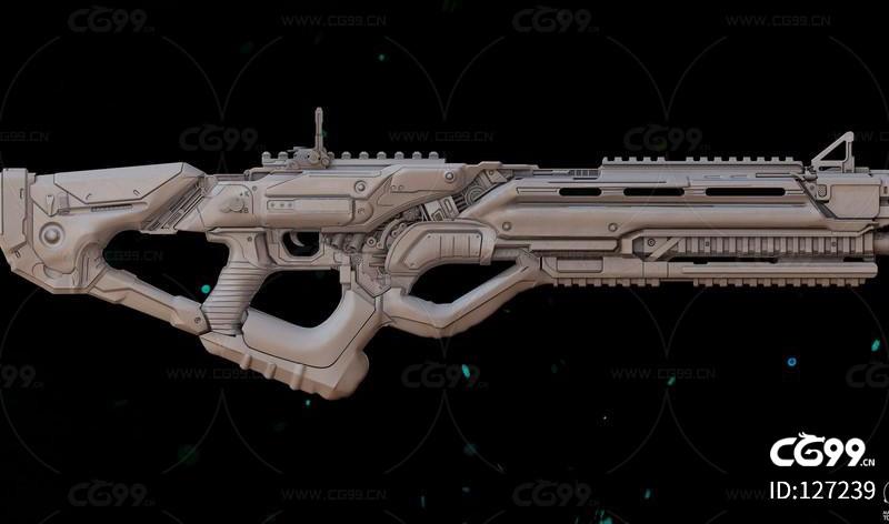科幻枪械 概念枪械-cg模型免费下载-cg99