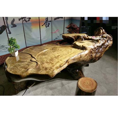 极品金丝楠木大茶海循环流水