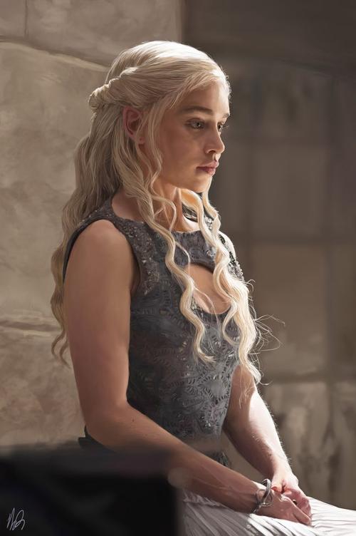 daenerys targaryen study, nathan roussel : daenerys targaryen