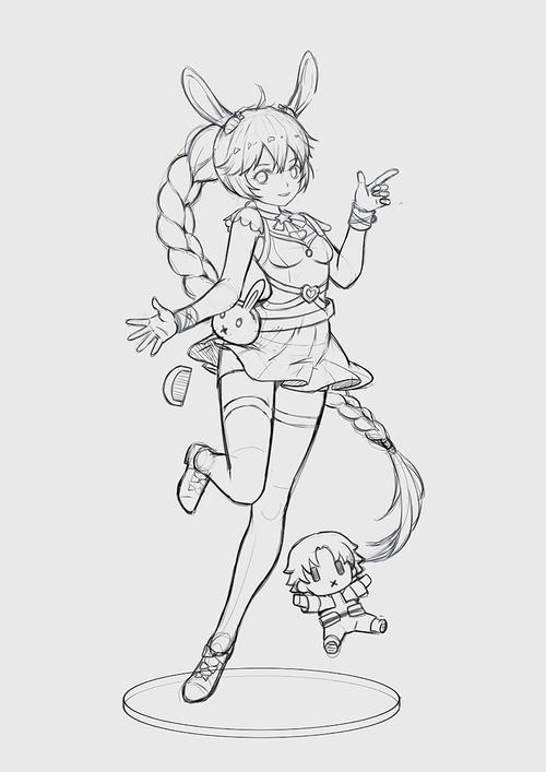 q版斗罗大陆人物简笔画