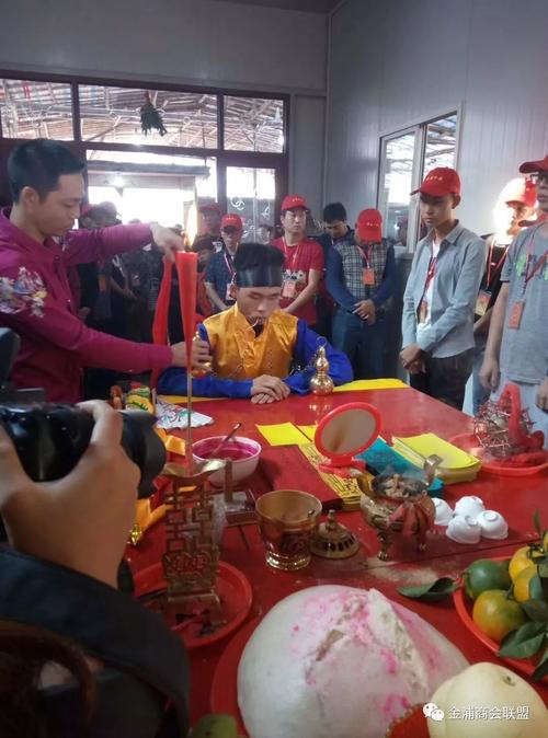 金浦梅花乡宫前古庙天后圣母乩童家坛妈祖金身择吉日于农历十一月二十