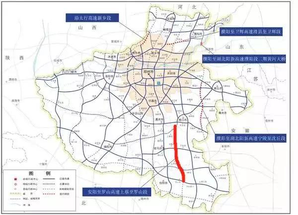 安罗高速经过驻马店境内