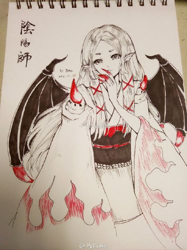 大触上线!玩家精心手绘阴阳师手游式神图片