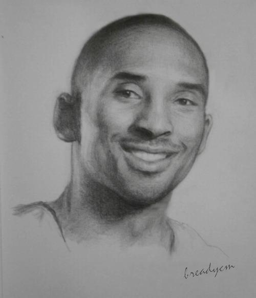 科比高清素描图片大全_科比高清素描壁纸-露西学画画