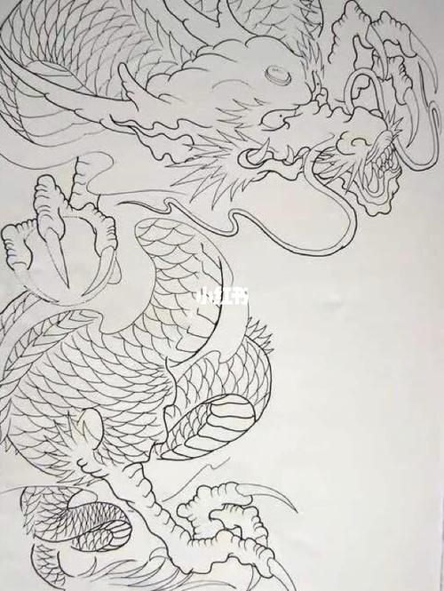 过肩龙97_纹身_纹身手稿_美妆_彩妆