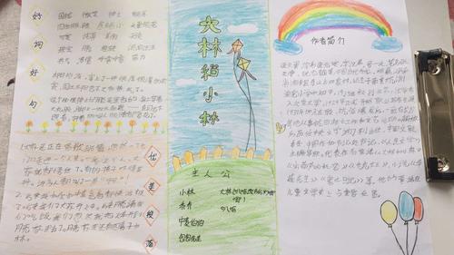 兴盛丽景小学四三班——《大林和小林》5-8章手抄报作品