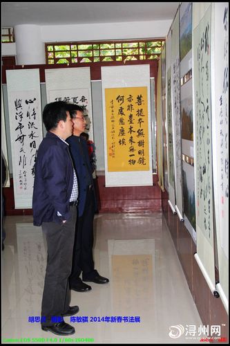 暖暖春意,书画飘香,桂平著名书法家陈敏骐书法展开展