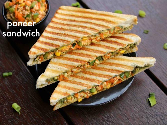 paneer sandwich recipe | how to make grilled pan