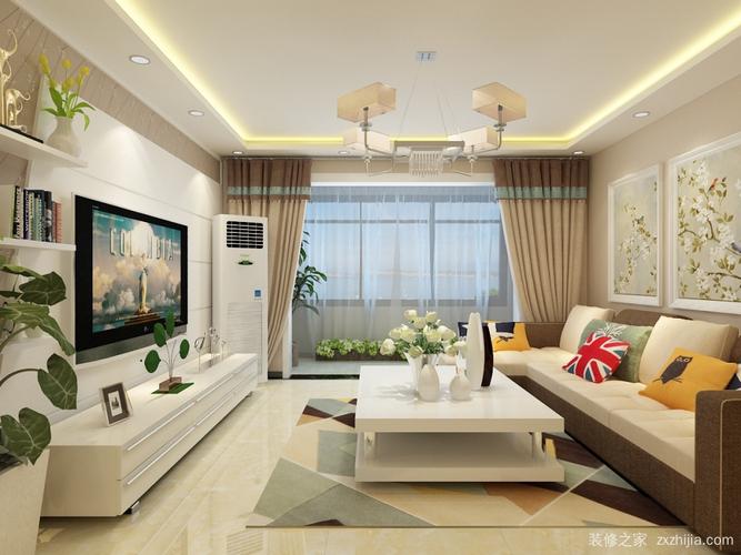 金科城现代简约客厅效果图