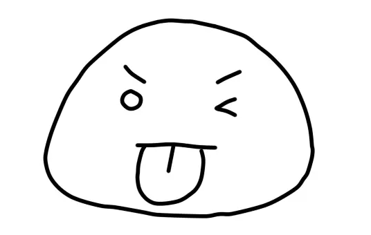 俏皮的简笔画表情