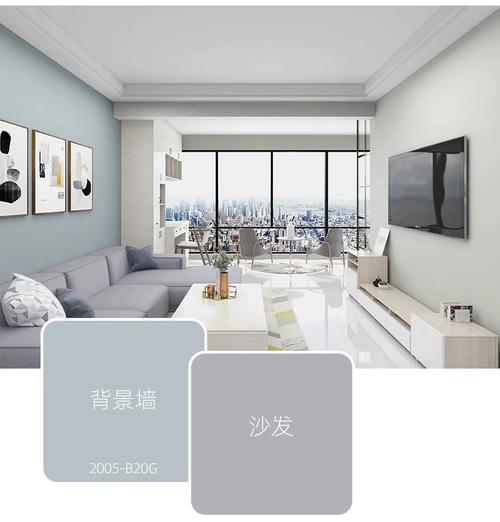 6款客厅沙发背景墙乳胶漆配色方案拯救全屋颜值