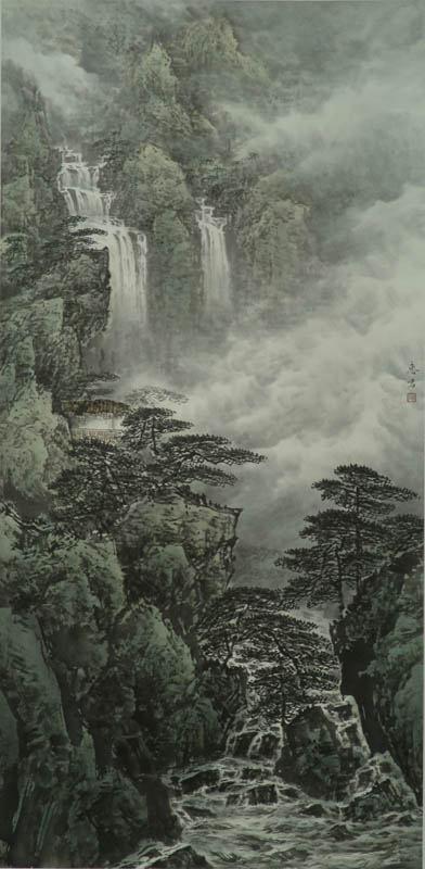 国画名画家徐惠君山水作品欣赏|名家_网易订阅