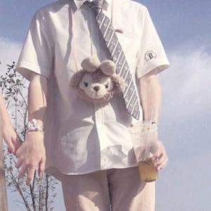 qq头像情侣学院风