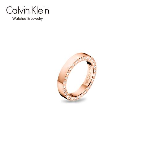 官方calvinklein凯文克莱饰品ck护刻系列男女情侣戒指