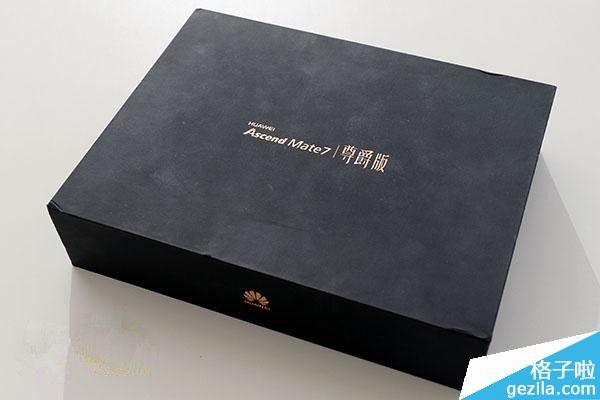 华为mate7尊爵版包装盒正面图片