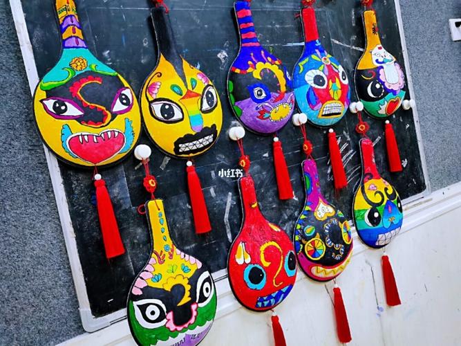 创意美术—《马勺》_美术_彩绘_文化_绘画