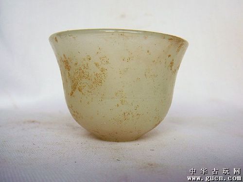 出土汉代老玉杯85克