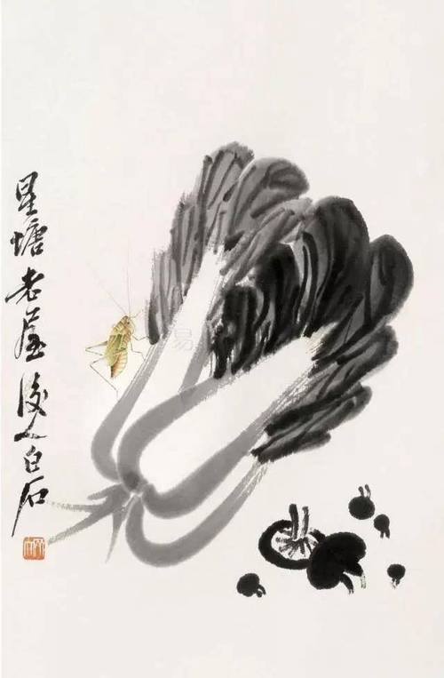 齐白石作品当时向齐白石求画的人中,有很多的知名文人,还有一些富商大