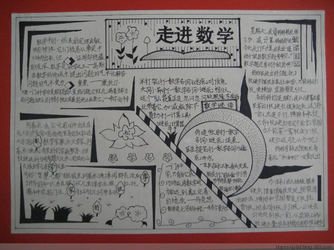 虹桥一小2012获奖手抄报展(中段二等奖) - 虹桥一小数学摇篮基地