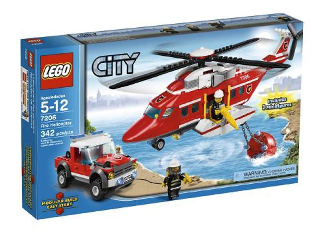 lego 乐高 消防直升机 l7206