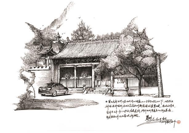 不但为老建筑,老街巷留下了宝贵的画像,还积极呼吁有关部门保护古建