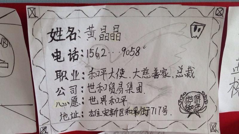 高一十班 关于十五年之后我们的职业名片(图集)