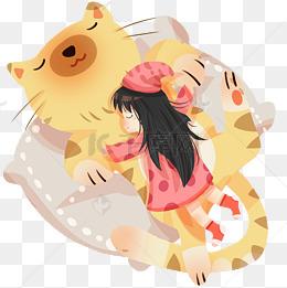 趴着睡觉的动漫头像