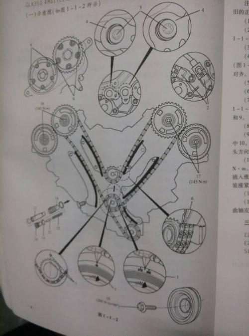 奔驰06款s350,272发动机正时怎么对?