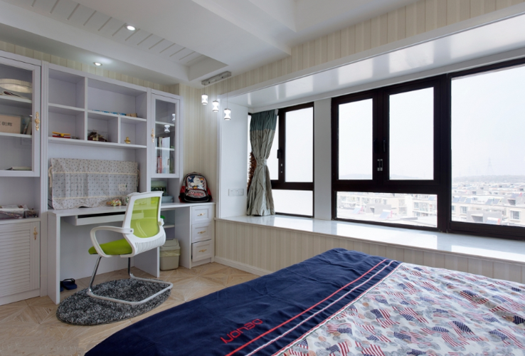 卧室书柜效果图大全卧室书柜图片大全