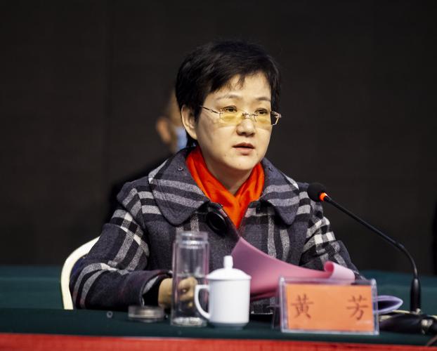 黄芳部长讲话