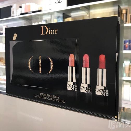 dior迪奥 口红套装 17年圣诞 限量版 3只口红 化妆包